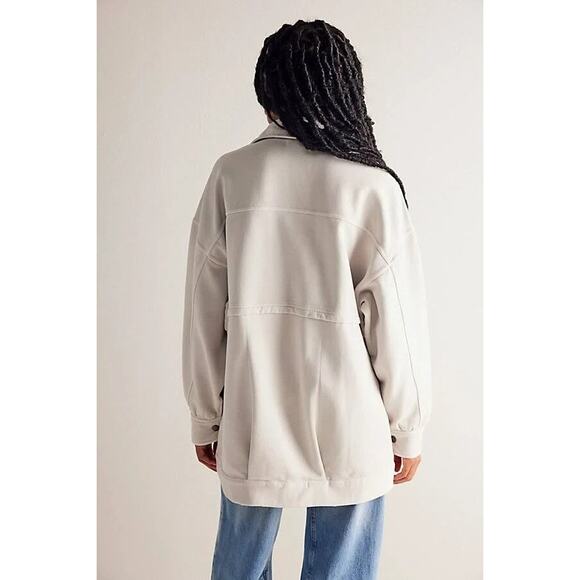 We The Free Dawson Chore Jacket Large Oversized Nimbus Cloud - Picture 2 of 6